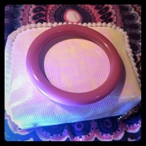 Pink Glass/Gemstone Bracelet